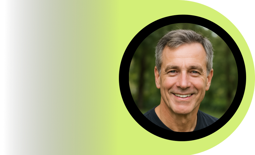 Older Man Happy with his testosterone replacement therapy program