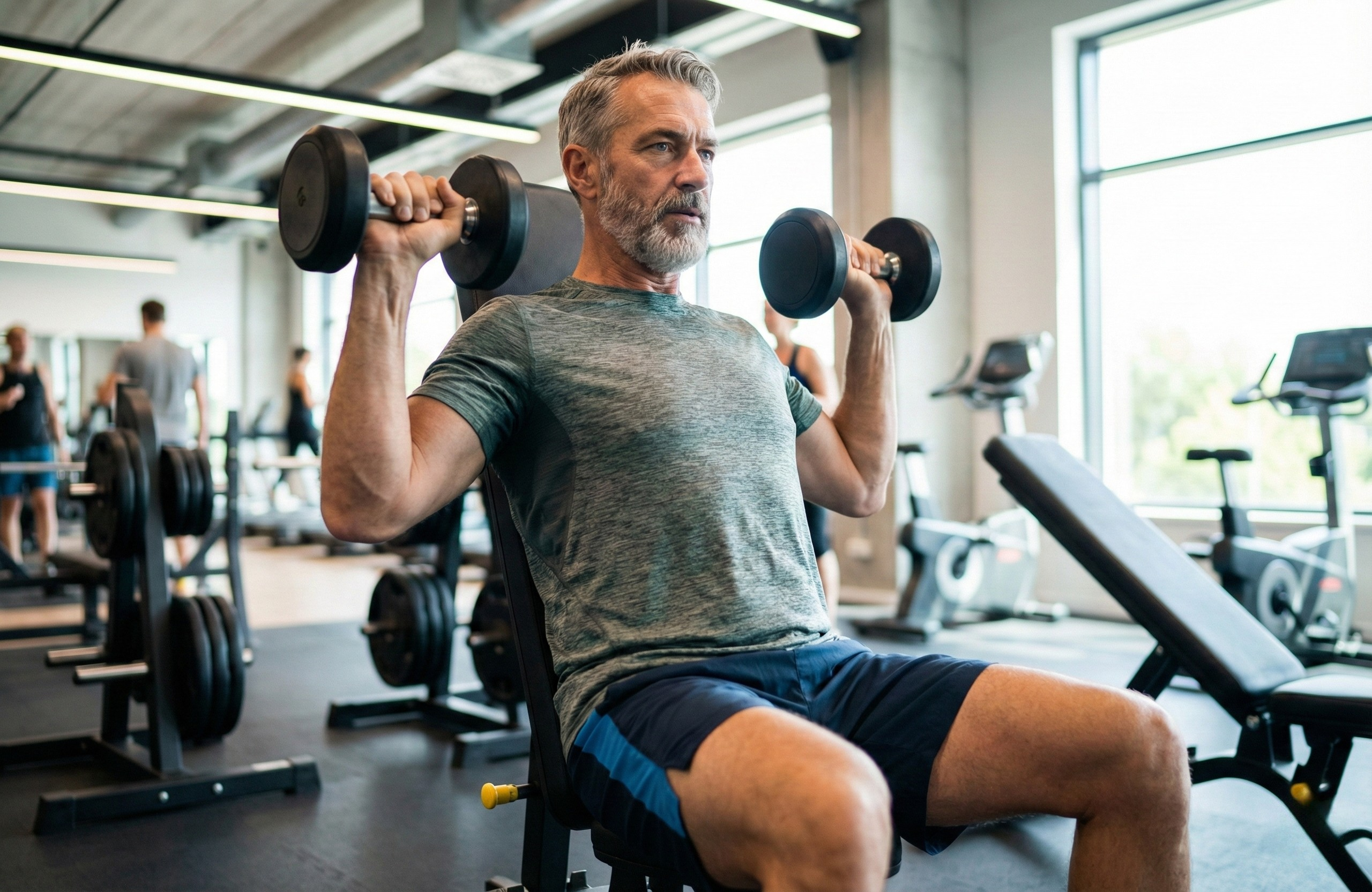 Older Man Working Out